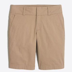 J. Crew Bermuda Chino Short Size 6 Tan